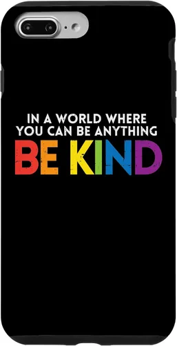 Vista 9 de Funda de regalo para iPhone 14 World Be Kind Rainbow LGBT Pride Lesbiana Gay Bi Trans