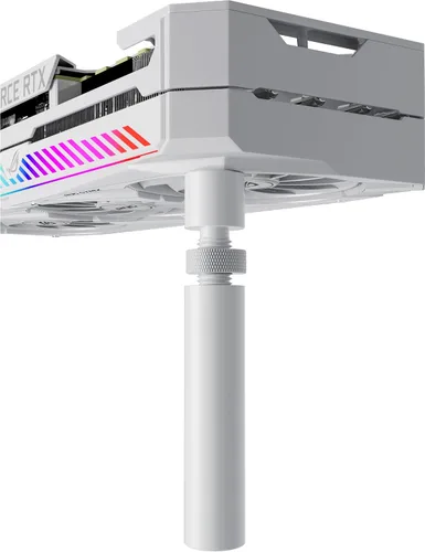 Vista 10 de upHere - Soporte de GPU,Soporte para tarjeta gráfica GPU,Soporte para hundimiento de tarjeta de video,Soporte de GPU,Blanco,ARGB