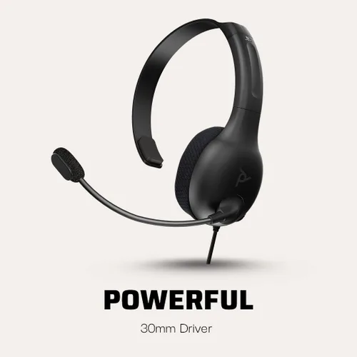 Vista 2 de PDP LVL30 Wired Headset with Single-Sided One Ear Headphone for PlayStation, PS4, PS5 - Mac, Tablet Compatible - Noise-Cancelling Mic - Lightweight