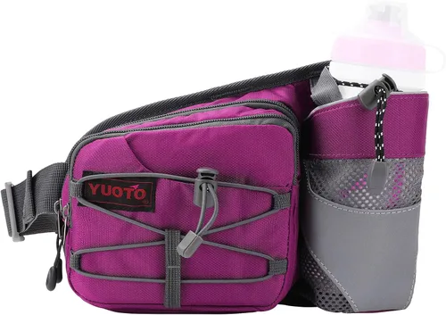 Vista 11 de Waist Pack with Water Bottle Holder for Running Walking Hiking Fanny Pack Hydration Belt