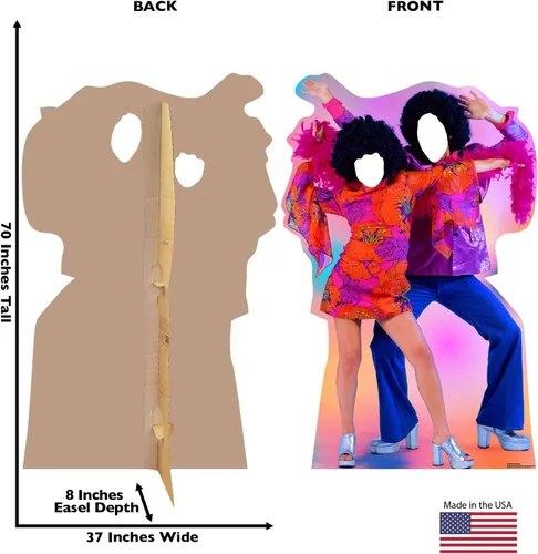 Vista 2 de Cartones impresos que se mantienen parados y con diseños a tamaño real, talla única