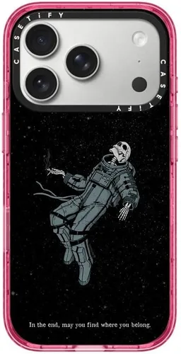 Vista 14 de CASETiFY Impact iPhone Air Case [Delgada/Compatible con Magsafe / 8.2 ft. Protección contra Caídas de Grado Militar 4X] - Lazos - Rosa Arcos