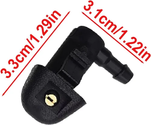 Vista 4 de Boquilla de limpieza de parabrisas compatible con piloto para MK2 2009 2010 2011 2012 2013 2014 2015 Kit de rociadores de boquilla