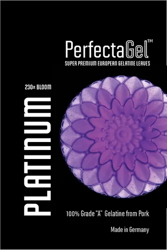 Vista 8 de PerfectaGel Hojas de Gelatina Platinum (230 Bloom) - 20 Hojas