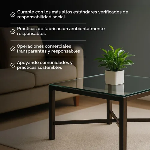 Vista 5 de Fab Glass and Mirror Mesa rectangular de vidrio de 24 x 36 pulgadas, repuesto de vidrio templado transparente, borde biselado de 3/8 pulgadas