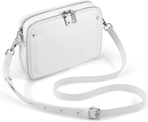 Vista 24 de befen Bolsos cruzados de cuero genuino para mujeres, carteras con billetera RFID incorporada para mujeres, bolso de hombro para cámara, carteras