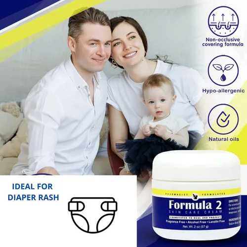 Vista 6 de Formula 2 Skin Care Crema - 8 oz. frasco formulado por farmacéuticos crema hidratante y crema de barrera