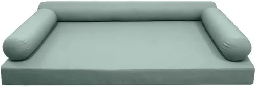 Vista 3 de Style6 Twin-XL Outdoor Daybed Mattress Bolster Knife Edge Insert and Cover Complete Set - AD002