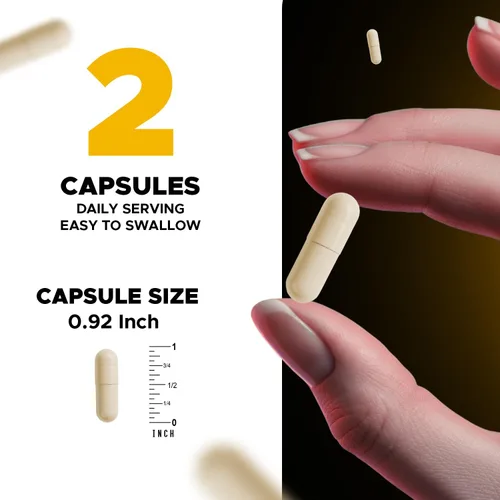 Vista 3 de Vitabod Suplemento de bromelina de 1000 mg por porción, 2400 GDU/g, enzimas proteolíticas, apoya la digestión de proteínas, 60 unidades, sin OMG