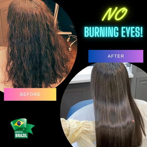 Vista 5 de 1000ML/33.81 fl.oz ANGELING SILVER Brazilian Keratin Hair Straightener Tratamiento Anti encrespamiento Tanino Coco Ácido Hialurónico Macadamia