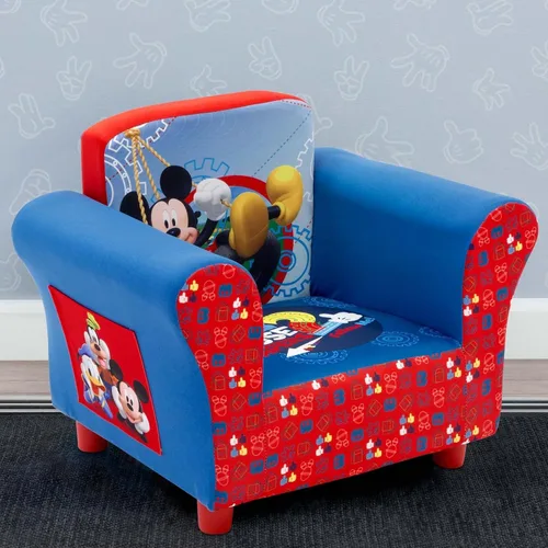 Vista 2 de Delta Children - Silla tapizada, Mickey Mouse de Disney