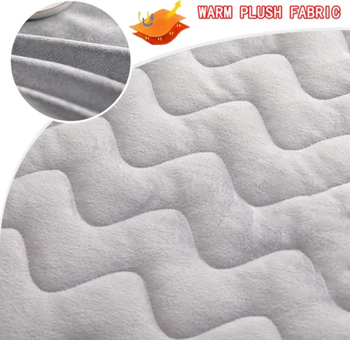 Vista 3 de Cojín de espuma viscoelástica para cama cuadrada, redonda, trapezoidal, para cama de spa, almohadilla de felpa para mesa de masaje, con orificio