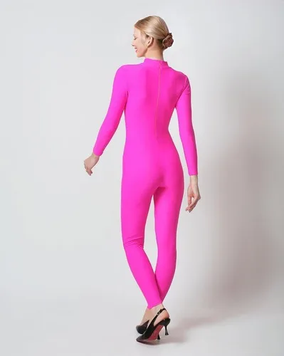 Vista 4 de speerise Enterizo de cuerpo entero con cuello alto y cremallera de una pieza para mujeres adultas