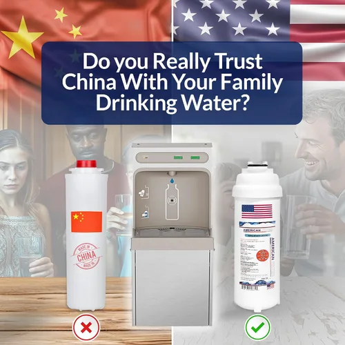 Vista 3 de American Filter Company®, Filtro de agua, Modelo # AFC-EWH-3000, Compatible con Halsey-Taylor(R) Filtros de Fuente de Agua 55897C 55898C 1-Filtro