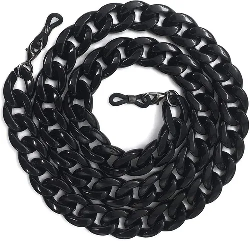 Vista 3 de DECKER Cadena de lentes de acrílico para gafas de sol, soporte para gafas de sol, correa de retención para gafas colgantes para mujeres