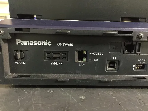 Vista 5 de Panasonic Unidad de control del sistema de procesamiento de voz KX-TVA50