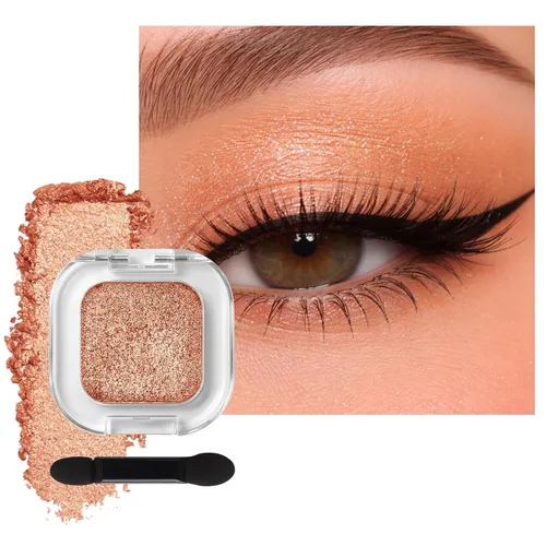 Vista 9 de Sombra de ojos mate individual, Sombra de ojos blanco hueso, Polvo ligero ultrafino, Sombra de ojos con base de imprimación iluminadora, Alto