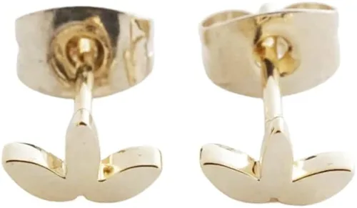Vista 2 de HONEYCAT Mini pendientes de loto en oro, oro rosa o plata, joyería minimalista y delicada