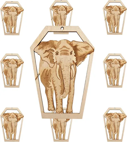 Vista 4 de Elephant Ornament, Elephant Christmas Decorations, Zoo and Safari Animals Ornaments Keepsakes and Souvenirs