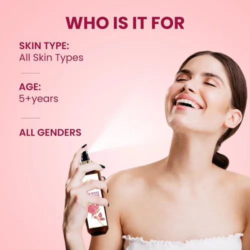 Vista 4 de My Ace Rose Nectar Face Mist – Tónico hidratante y spray de agua de rosas con niacinamida y regaliz Bruma facial natural sin alcohol para calmar