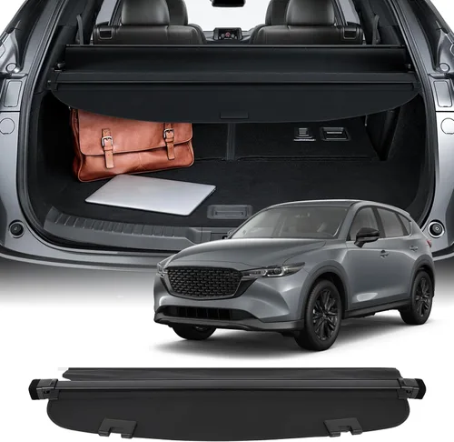 Vista 14 de Cubierta de carga para 2013-2016 para Mazda CX-5 2.0L 2014-2016 para Mazda CX-5 2.5L, protector retráctil para cajuela trasera, protector