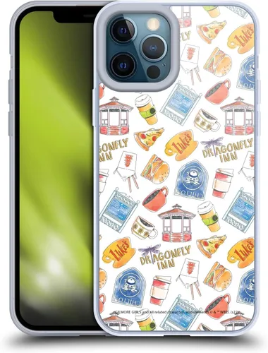 Vista 225 de Head Case Designs Gilmore - Funda negra a prueba de golpes con diseño de dibujos animados para niñas con licencia