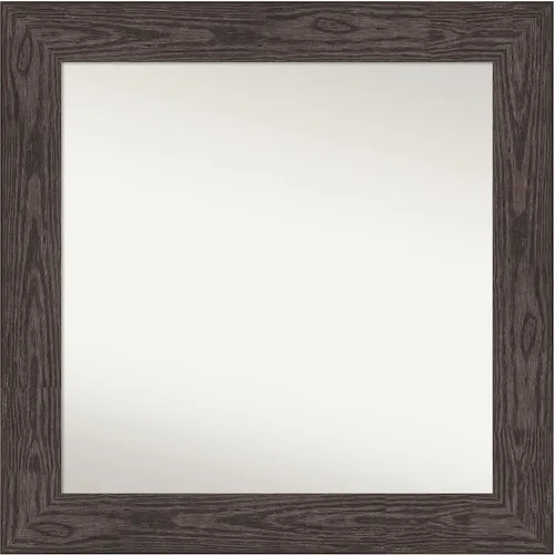 Vista 276 de Amanti Art Espejo personalizado, espejo de baño negro puente, espejo de pared o espejo de tocador de baño sobre el fregadero (26 x 26 pulgadas)