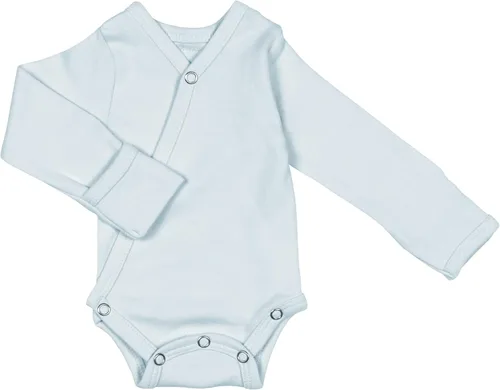 Vista 6 de L'ovedbaby Kimono unisex de algodón orgánico para bebé, de manga larga, con Negro