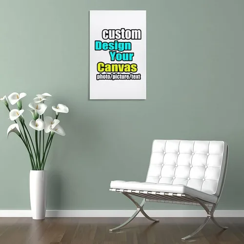 Vista 5 de ePrint Crea arte de pared con texto de imagen fotográfica personalizada en lienzo enmarcado, impresiones de lienzo personalizadas para la familia