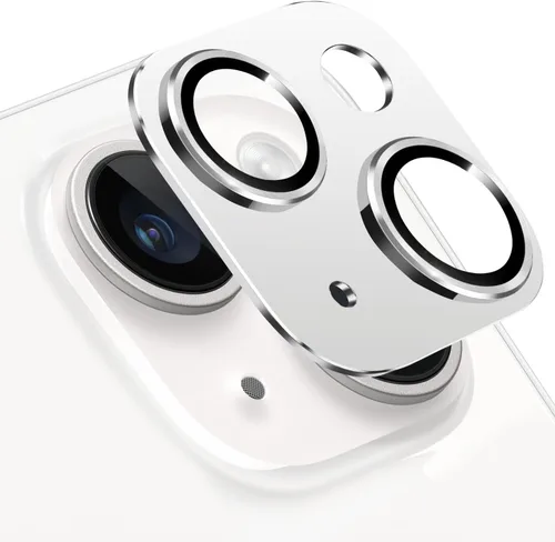Vista 14 de Protector de lente de cámara para iPhone 13 Mini y iPhone 13, cubierta de lente brillante con diamantes de imitación 3D con diamantes de imitación