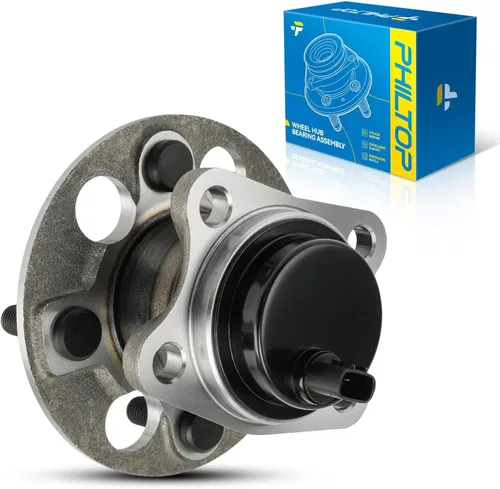 Vista 84 de PHILTOP 512012 x2 Conjunto de cubo de cojinete de rueda trasera para Volkswagen Jetta for 1998-2010 Volkswagen Beetle, 1999-2005 Volkswagen Jetta