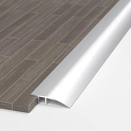 Vista 10 de Tira de umbral de transición de piso de aluminio de madera a azulejo, tira de puerta de piso laminado autoadhesiva, borde de transición de alfombra