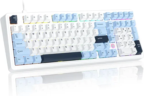 Vista 9 de AK980 Teclado Mecánico Completo de 97 Teclas Tri-Mode, Montado con Junta, Intercambiable en Caliente, Pantalla Inteligente TFT de 1.14”, Bluetooth