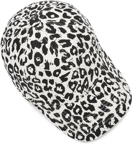 Vista 4 de Gorra de béisbol unisex 100% algodón estampado para hombres y mujeres, sombrero ajustable de mezclilla lavada