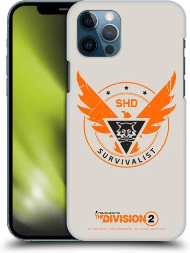 Vista 8 de Head Case Designs Funda rígida con licencia oficial de Tom Clancy's The Division 2 Demolitionist Logo Art compatible con Apple iPhone 12 / iPhone 12