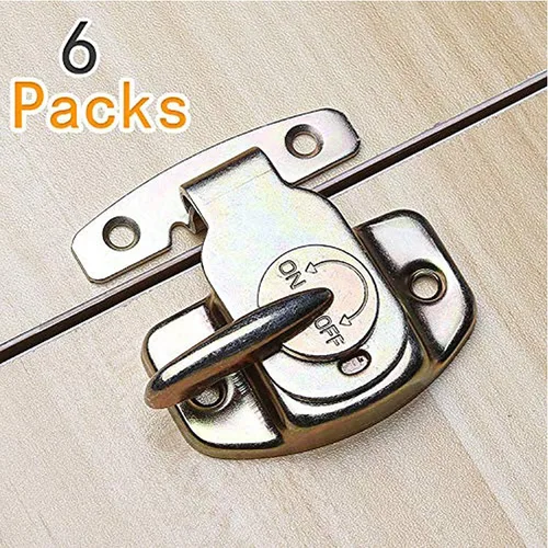 Vista 7 de 6 juegos de cerraduras de mesa Align-N-Lock, conectores de hebillas de mesa de comedor resistentes Abuff, ideales para hojas de mesa, mesas
