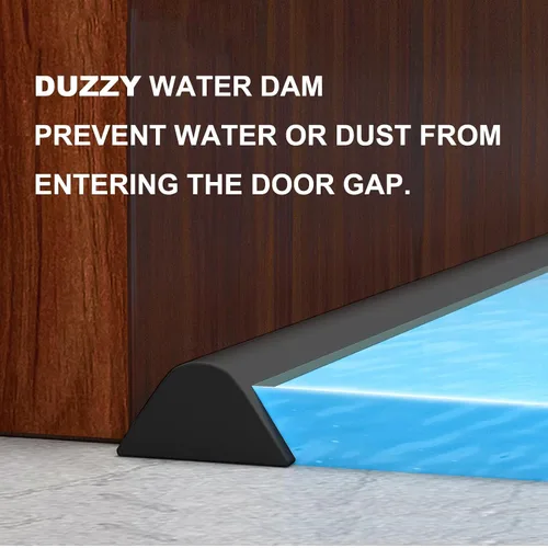 Vista 7 de Duzzy Presa de agua plegable de ducha de 39 pulgadas, barrera de tapón de agua y sistema de retención que mantiene el agua dentro del umbral