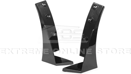 Vista 6 de Sustitución para Corvette C7 2014-2019 Z06 Estilo Etapa 3 Parachoques Frontal Inferior Divisor Lateral con Aleta