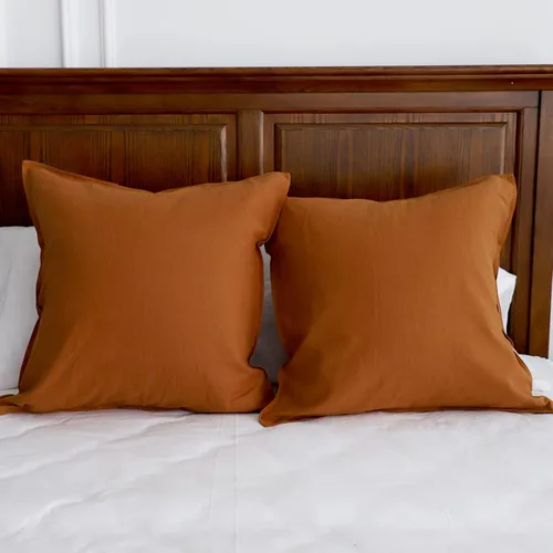 Vista 10 de Simple&Opulence - Fundas de almohada lumbar de lino 12x20 pulgadas, juego de 2, mezcla de lino y algodón, rectangulares, decorativas, para sofá