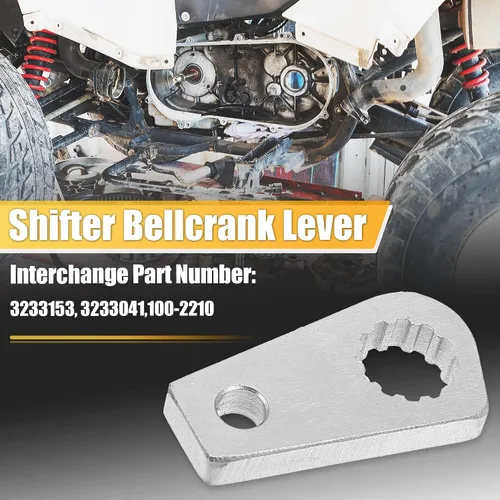Vista 2 de Motoforti Palanca de palanca de cambios de acero para Polaris Sportsman 335 400 400L 1999-2000 Reemplazar 3233153 3233041