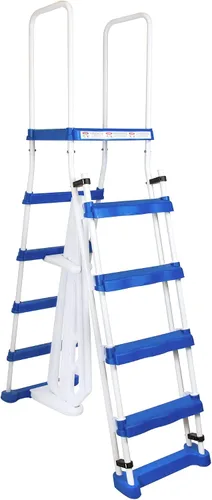 Vista 6 de Swimline 87950/87952L Escalera de entrada para piscina de tierra, 52 pulgadas, multicolor