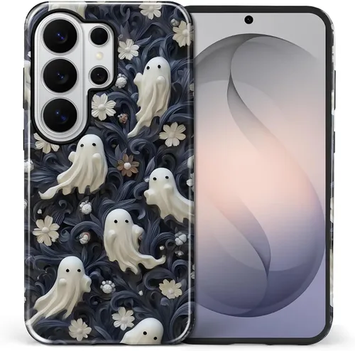 Vista 106 de Funda compatible con Samsung Galaxy S23, funda híbrida de protección rígida de 2 capas, a prueba de golpes, funda protectora resistente para Lata