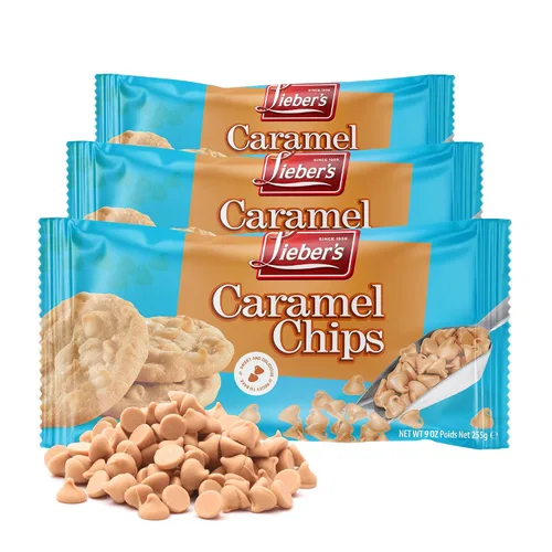 Vista 8 de Lieber's Chips con sabor a chocolate - Bolsa de 9 oz - Chips de chocolate sin gluten, veganos, sin lácteos - Perfectos para hornear, botanas