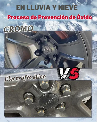 Vista 3 de KSP 14X1.5 Juego de tuercas de rueda para Silverado Sierra 6 Lug Stock Aluminio Llanta, 24 piezas de tuercas de rueda OEM negras cromadas