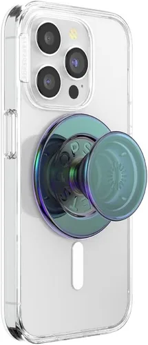 Vista 13 de Agarre para teléfono PopSockets con patas de apoyo extensibles, PopSockets para teléfono, PopGrip, Into The Woods - Camo Flow Sujeción segura