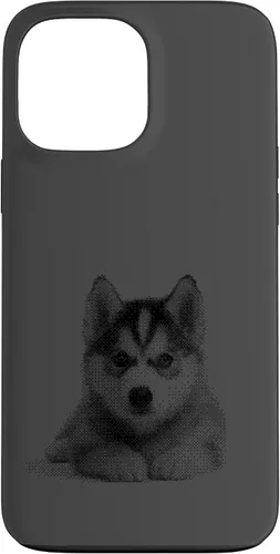 Vista 23 de Chic Husky Puppy for Dog Mom and Paw Parents Case for iPhone 16