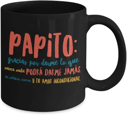 Vista 2 de Taza para Papá "El Mejor Papá del Mundo" Regalo emotivo y divertido para padre, abuelo o padrastro Taza personalizada con mensaje inspirador