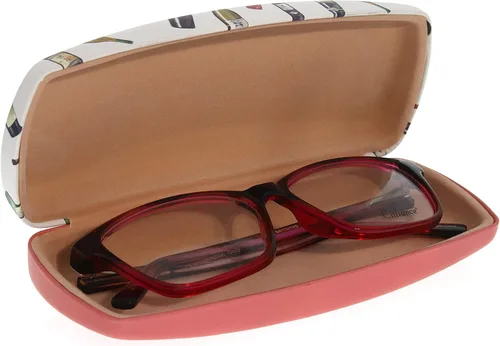 Vista 22 de Ron's Optical Clamshell - Funda rígida para lentes de lectores de marcos pequeños a medianos para mujeres y hombres