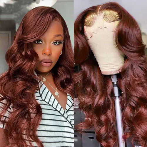 Vista 20 de Peluca Rubia Miel Cabello Humano Body Wave 13x6 Encaje Frontal Pelucas de Cabello Humano Para Mujeres Negras 22 Pulgadas