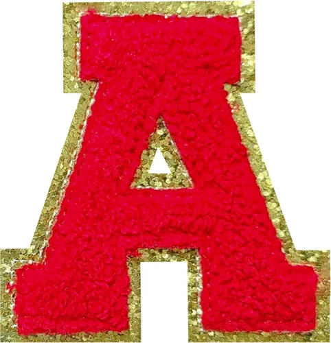 Vista 89 de 4 parches de letras de felpilla negra, parches de letras termo-adhesivas de 2.2", parches de letras de felpilla para ropa (S)